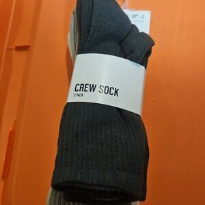 DSG Crew Lifestyle Socks: 3 Pack: NEW WITH TAGS: SIZE L